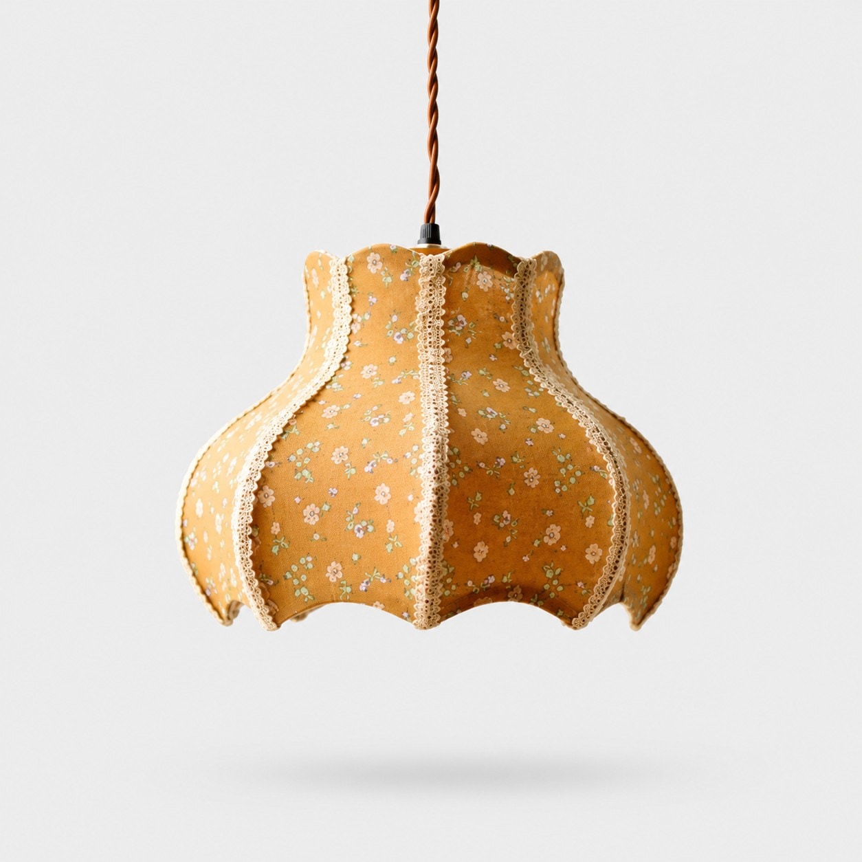 Autumn Floral - Scalloped Lantern - 30 cm / 11.8 in