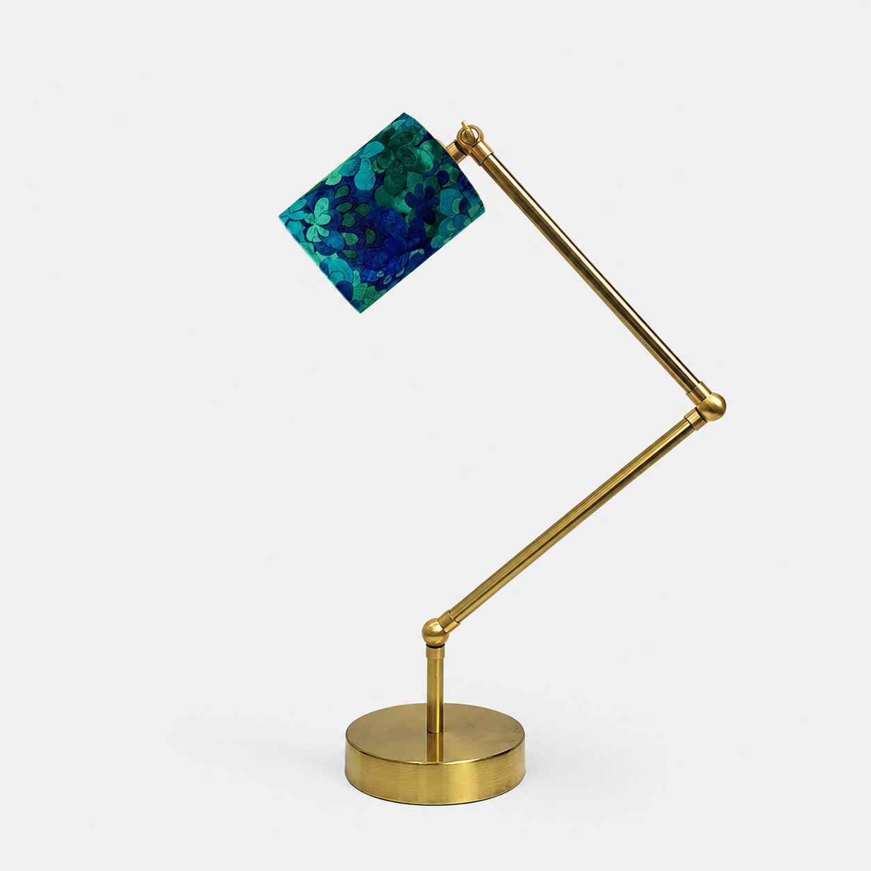 Emerald Cove shade adjustable table lamp