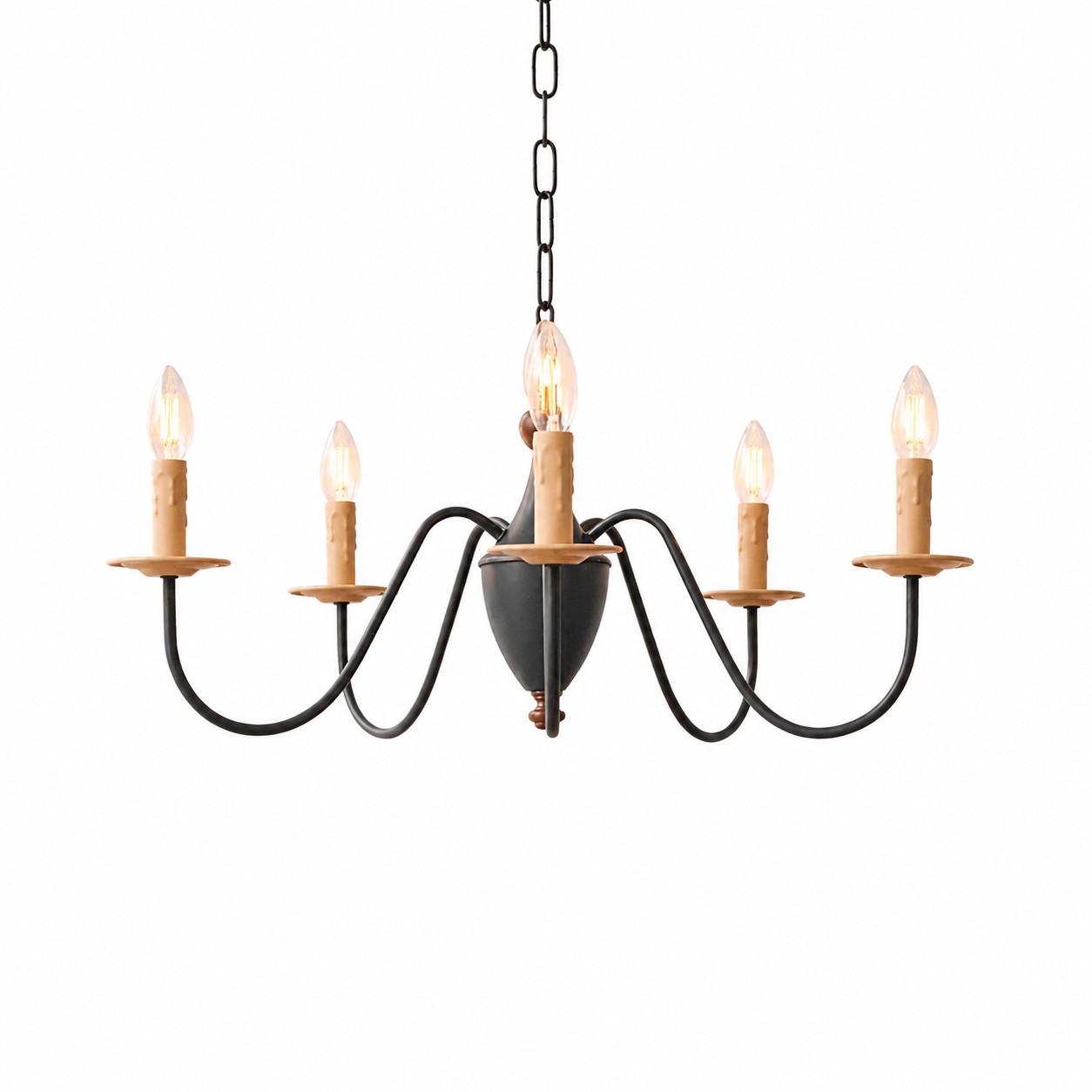 Fransk ljuskrona med 5 ljuskällor, 60 cm, SKU-bild