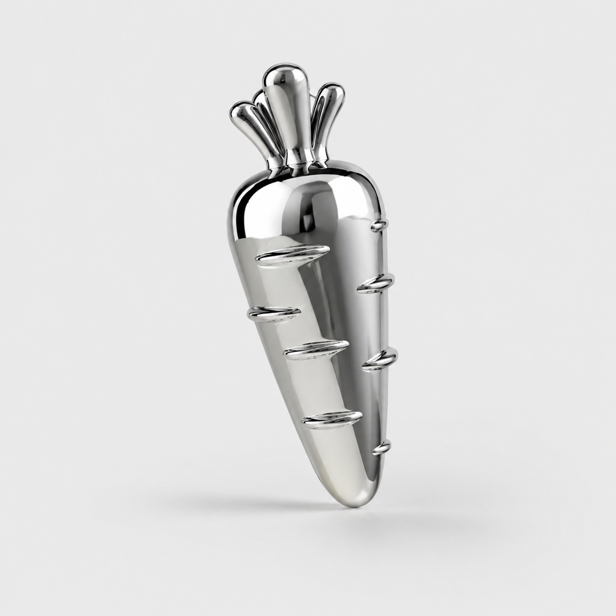Krom Silver / Morotsknopp