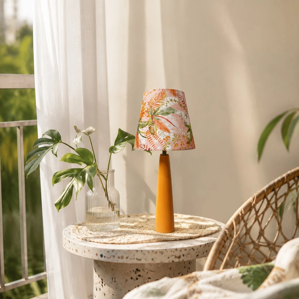 A floral accent for bedrooms, reading corners, and quiet living spaces.