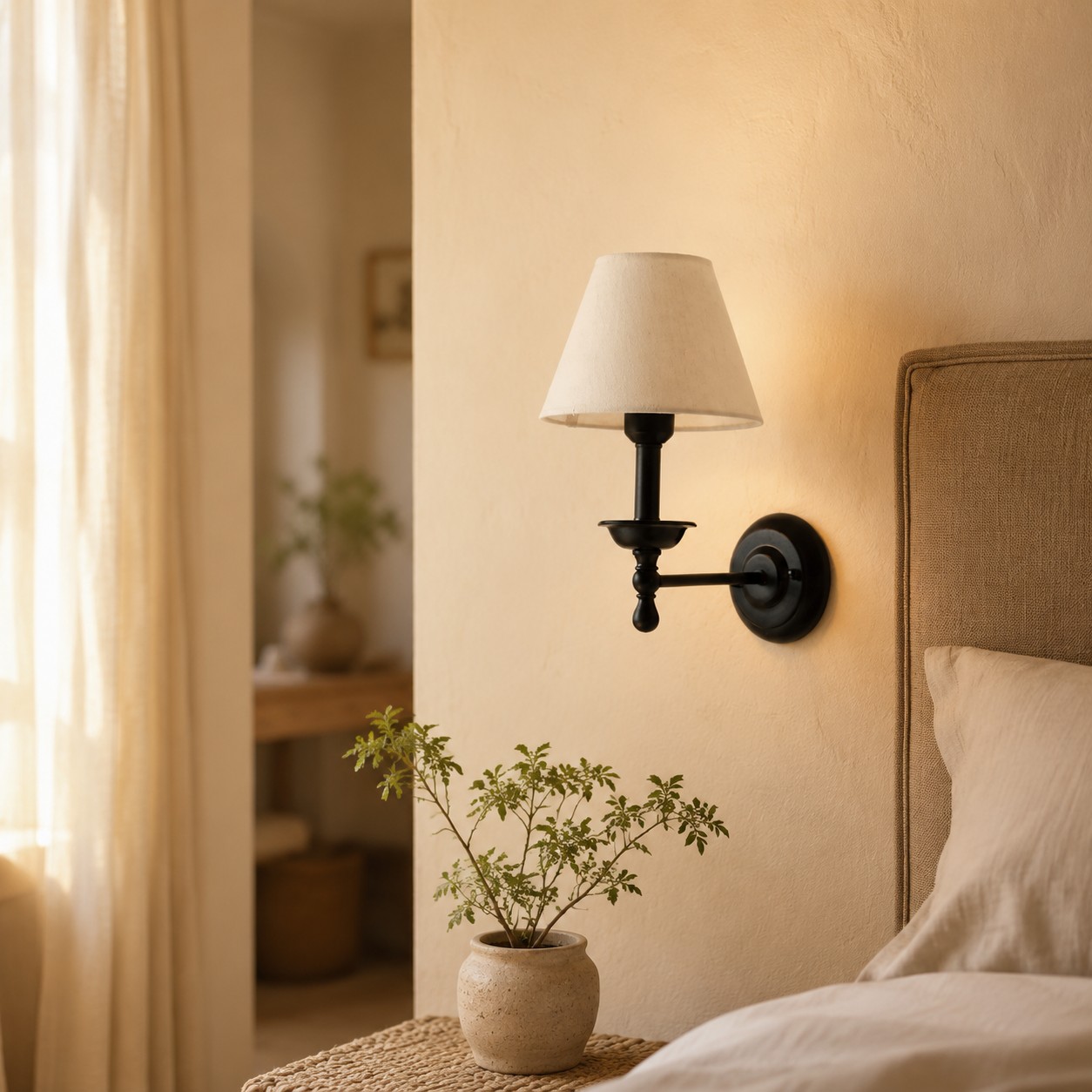 Un carácter vintage y delicado para paredes junto a la cama, pasillos y rincones tranquilos.