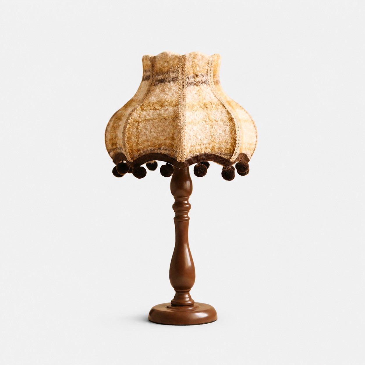 Brown Yellow Plaid - Vase Base