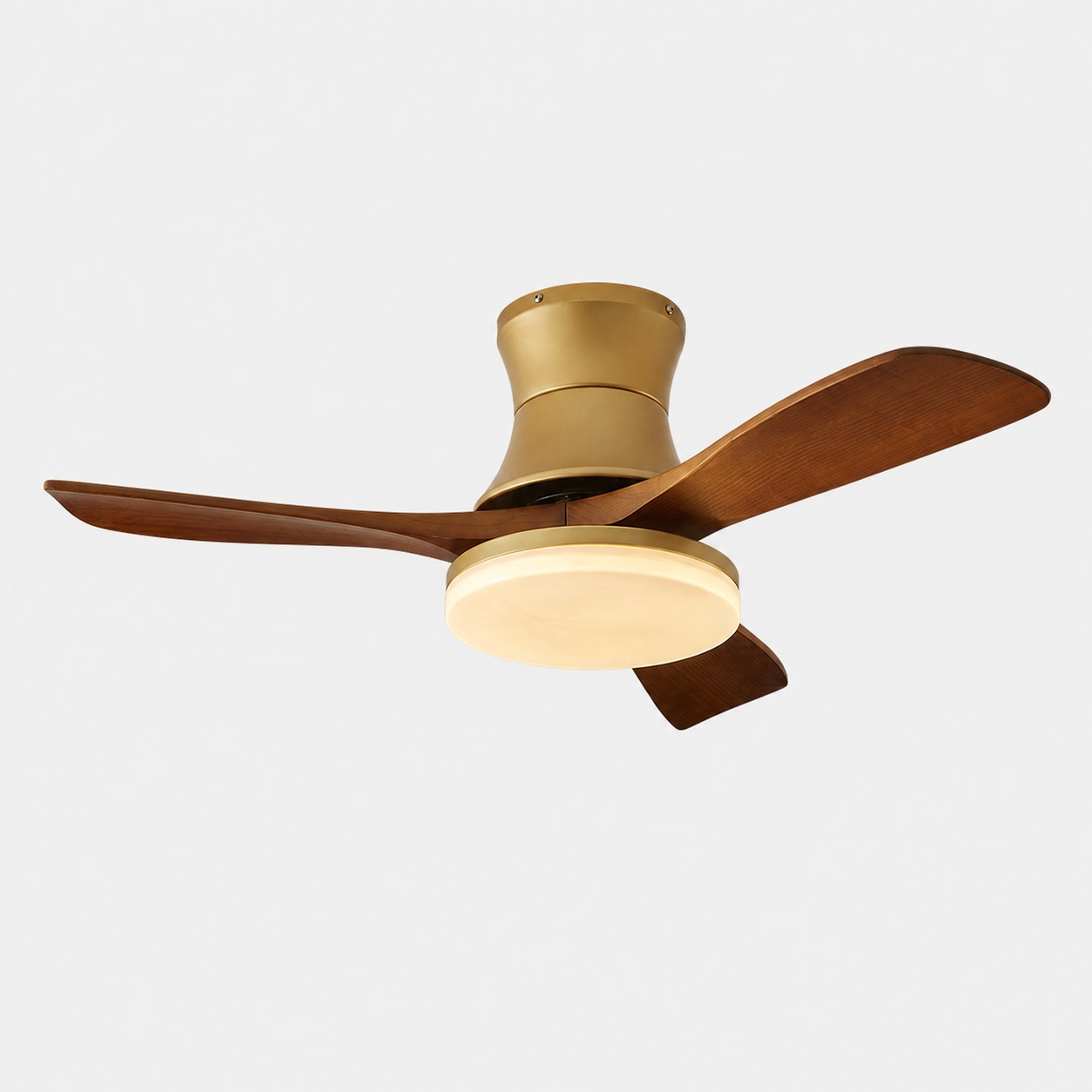 Ventilador de techo con luz y 3 aspas de 48 pulgadas