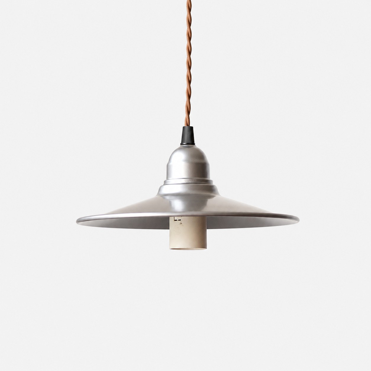 Swallow Wing Shade silver pendant light