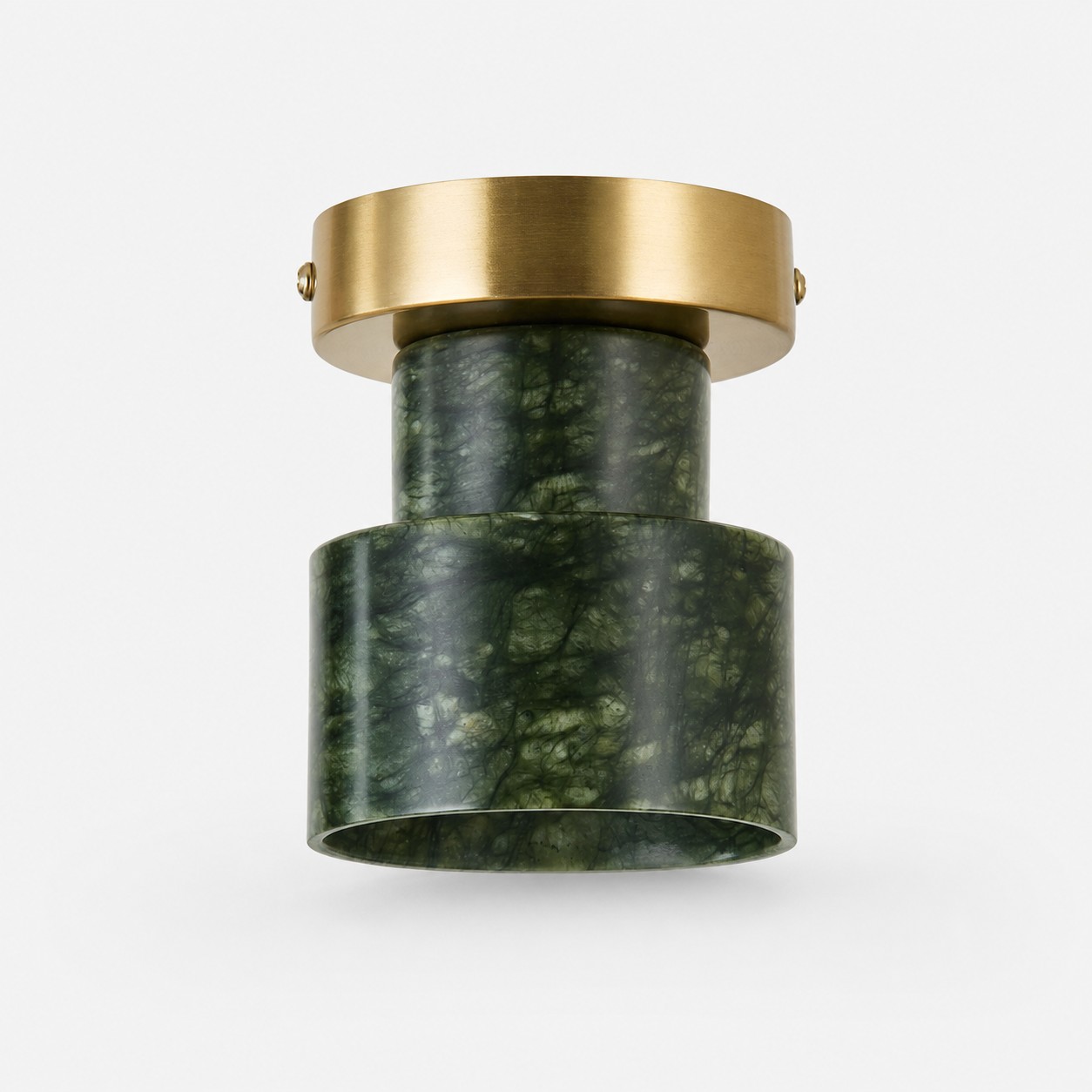 Vintage Green Jade Flush Mount Ceiling Light 1
