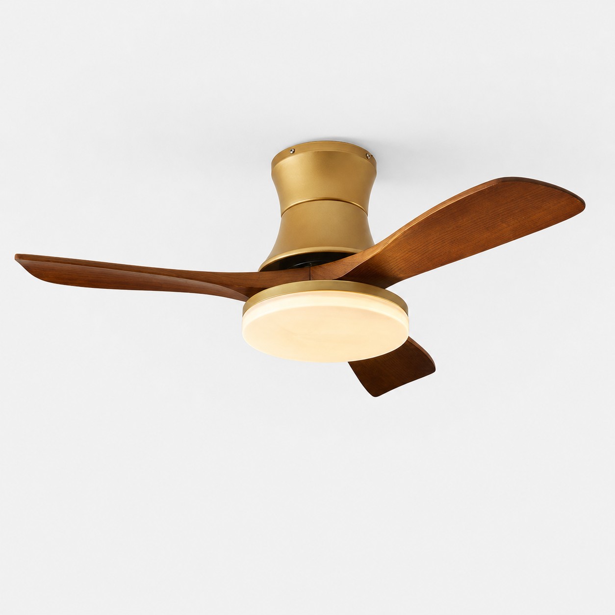 Ventilador de techo con luz y 3 aspas de 42 pulgadas
