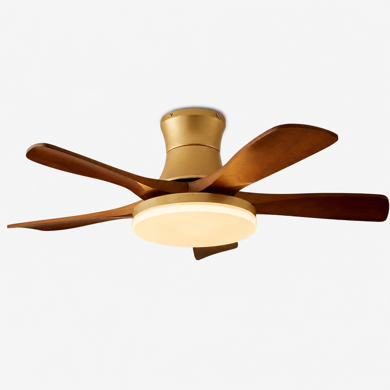 Ventilador de techo con luz y 5 aspas de 48 pulgadas