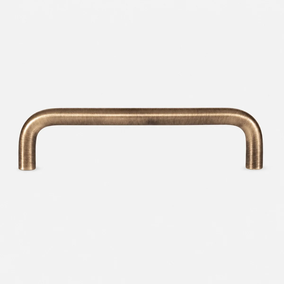 Antique Brass U Bar Pull 128 mm / 5.04 in