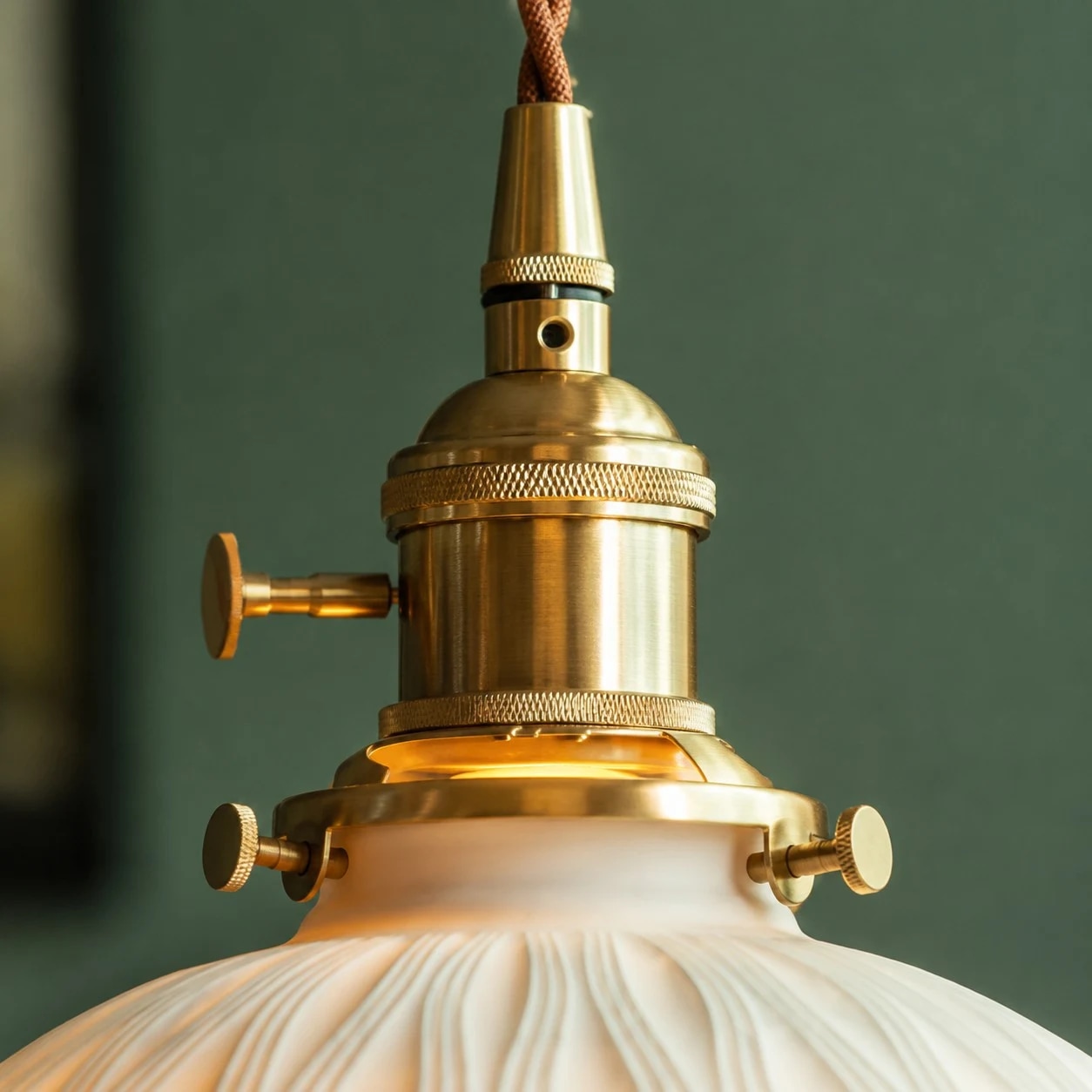 Brass-tone holder