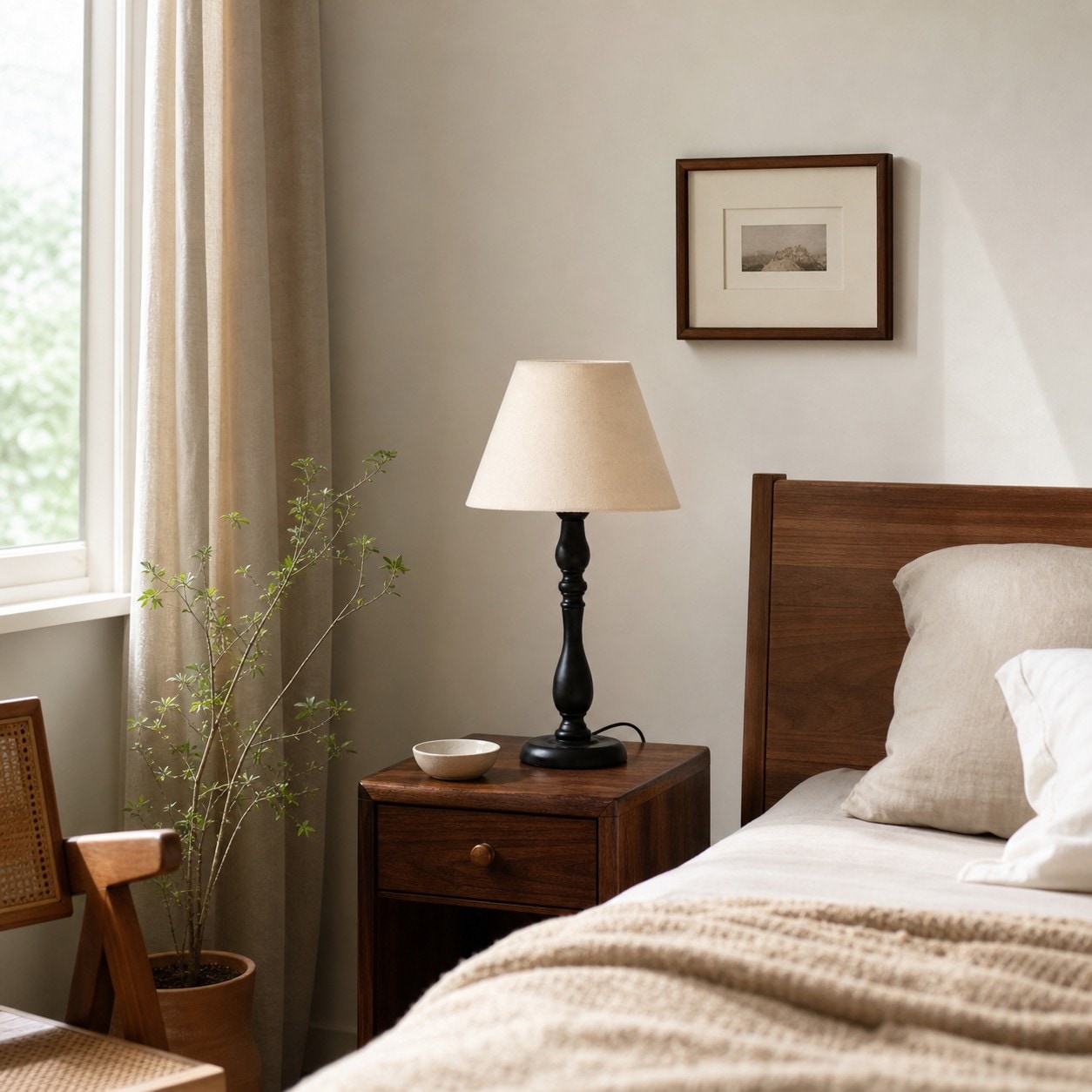 Een klein lampje voor slaapkamers met meerdere lagen, leeshoekjes en rustige woonkamers.