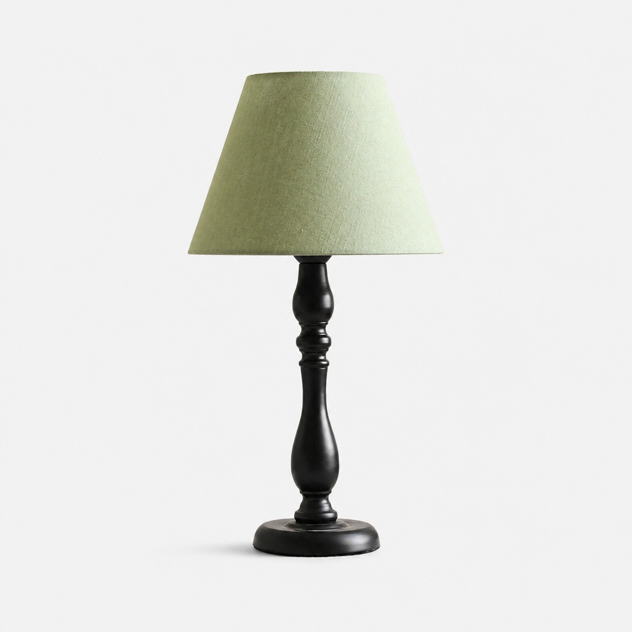 Matcha groene stoffen tafellamp met kap