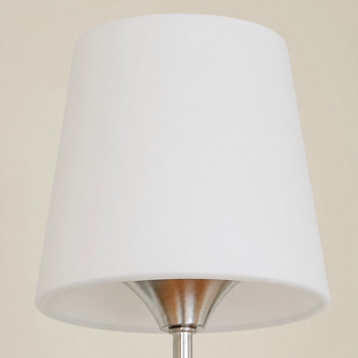 White glass shades