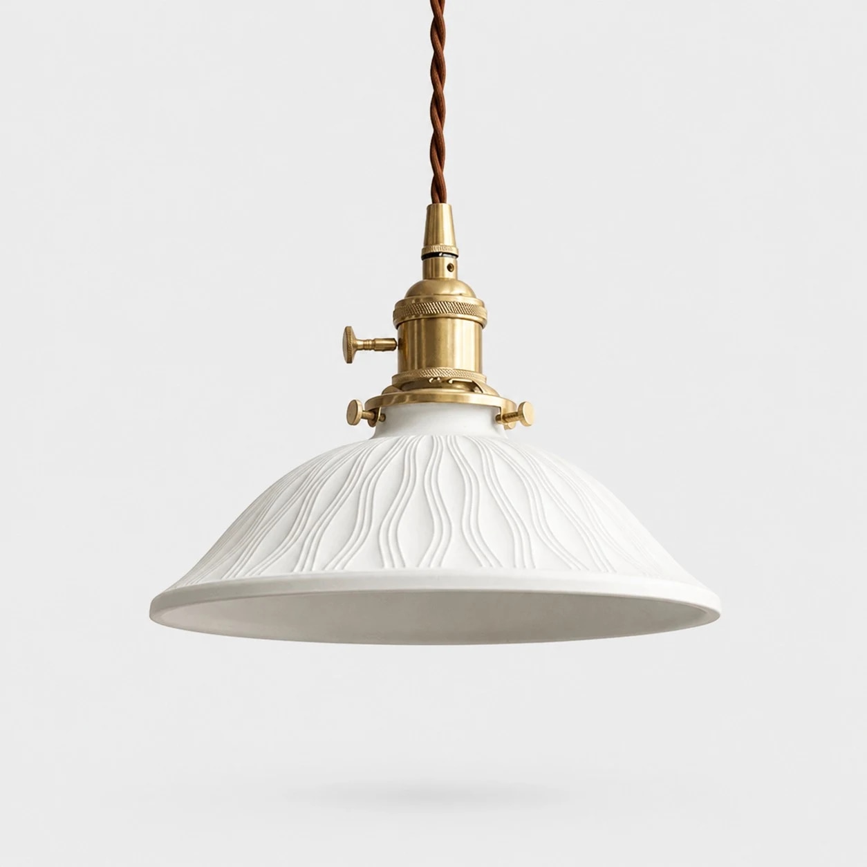 Ceramic pendant light