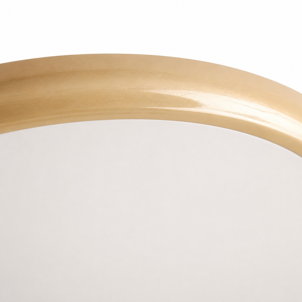 Smooth acrylic shade surface