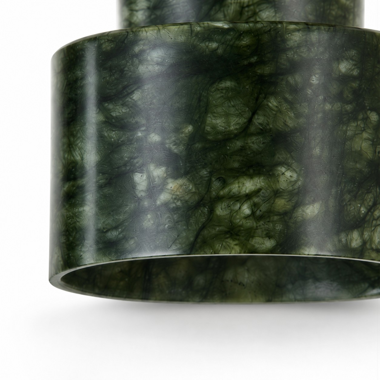 Vintage Green Jade Flush Mount Ceiling Light 1