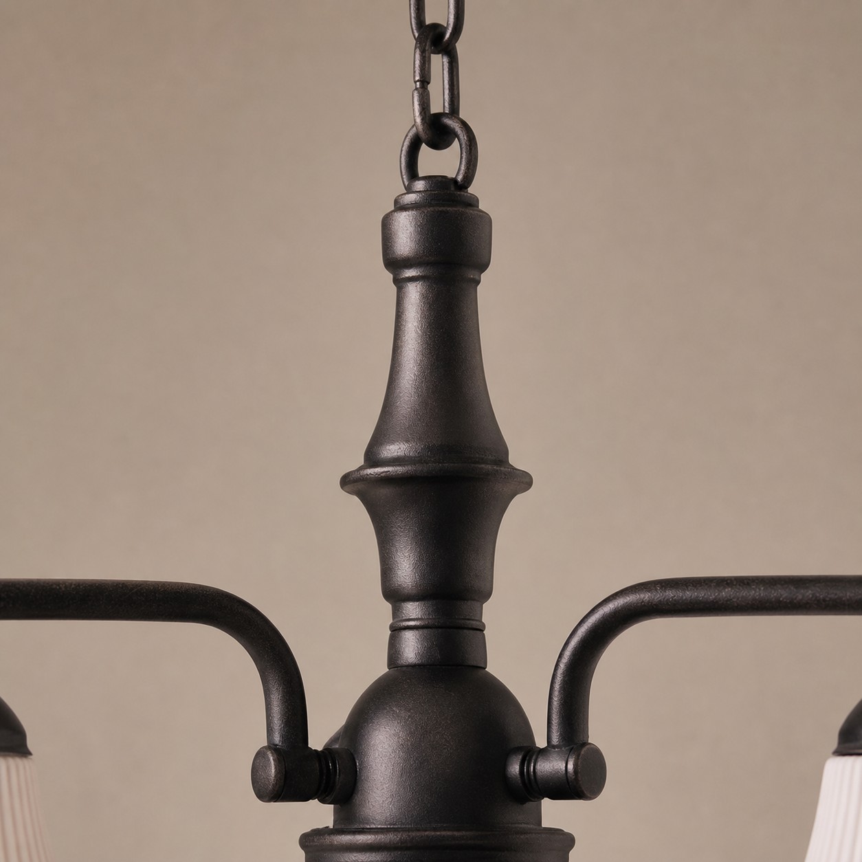 Turned Metal Center Column