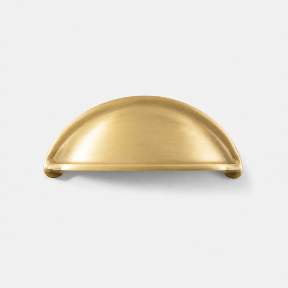 Natural Brass Cup Pull 76 mm / 2.99 in