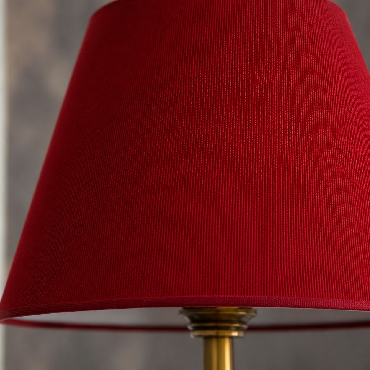 Red fabric shade texture