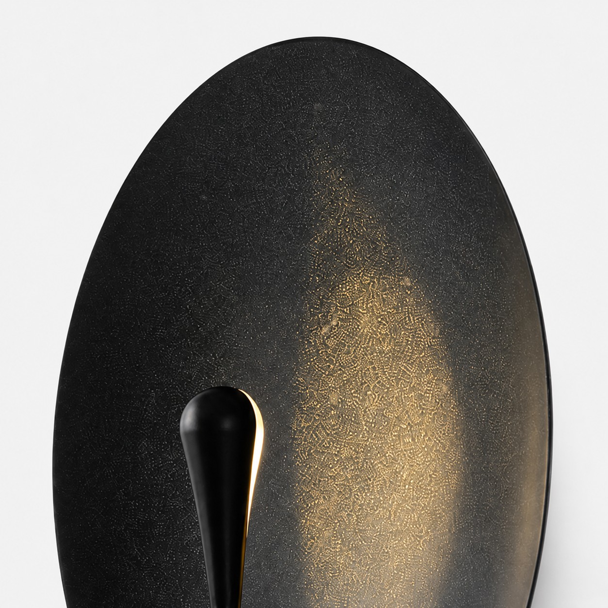 Sculptural Disc Integrated LED Wall Sconce — Product detail 3