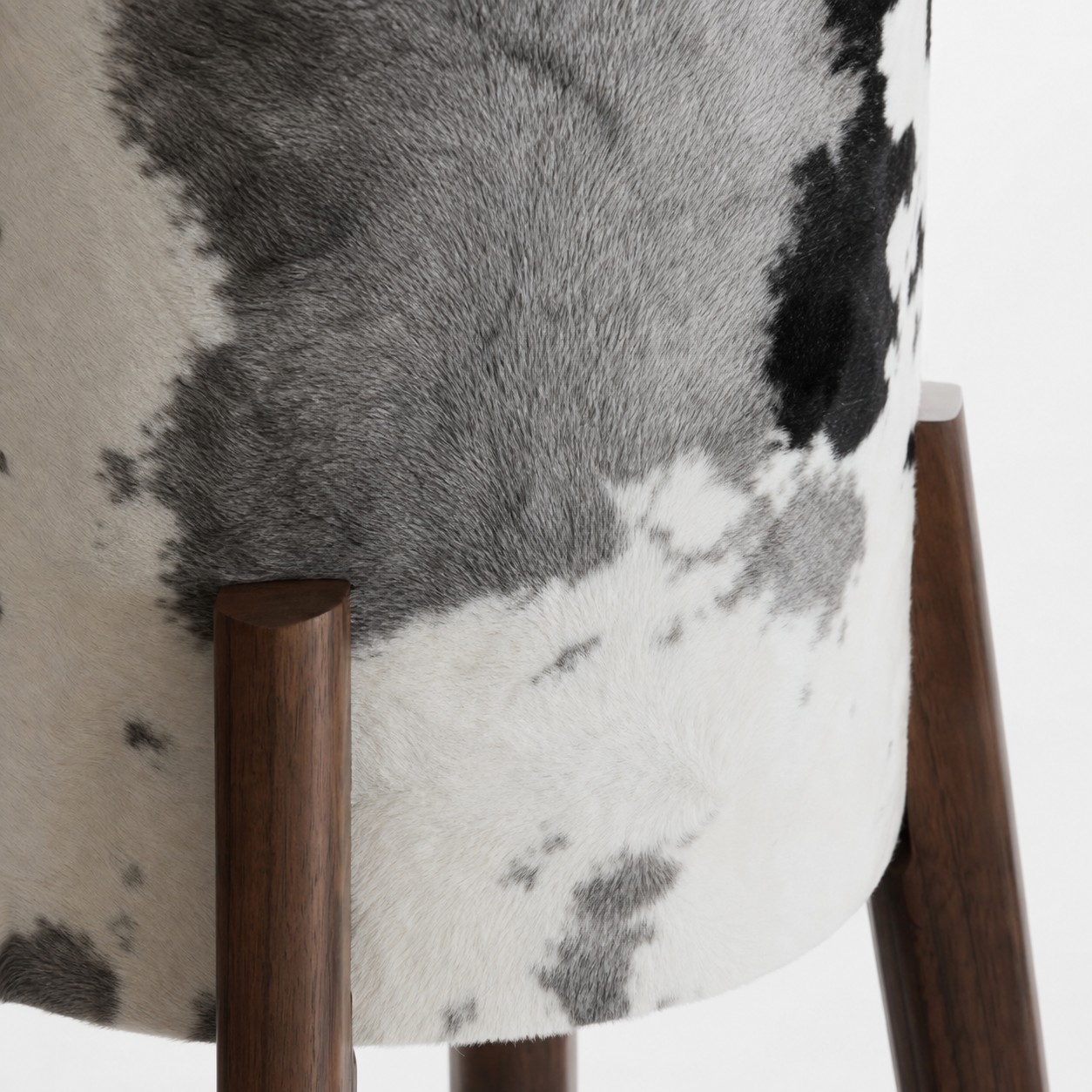 Textieltextuur met koeienprint