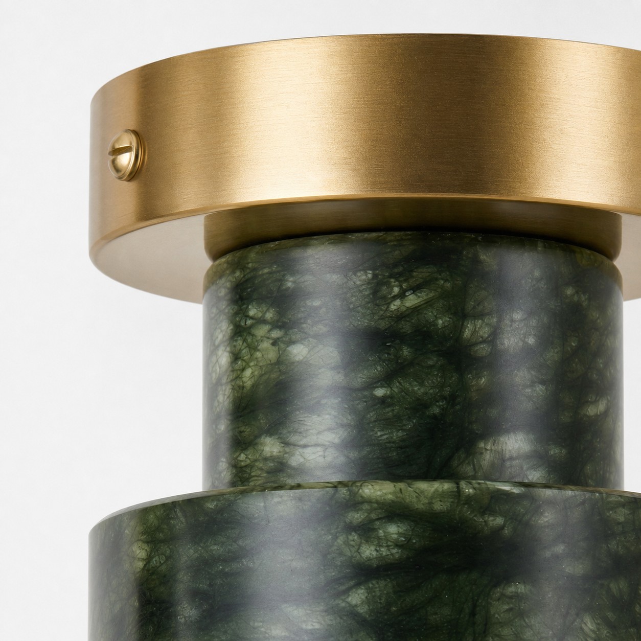 Vintage Green Jade Flush Mount Ceiling Light 2