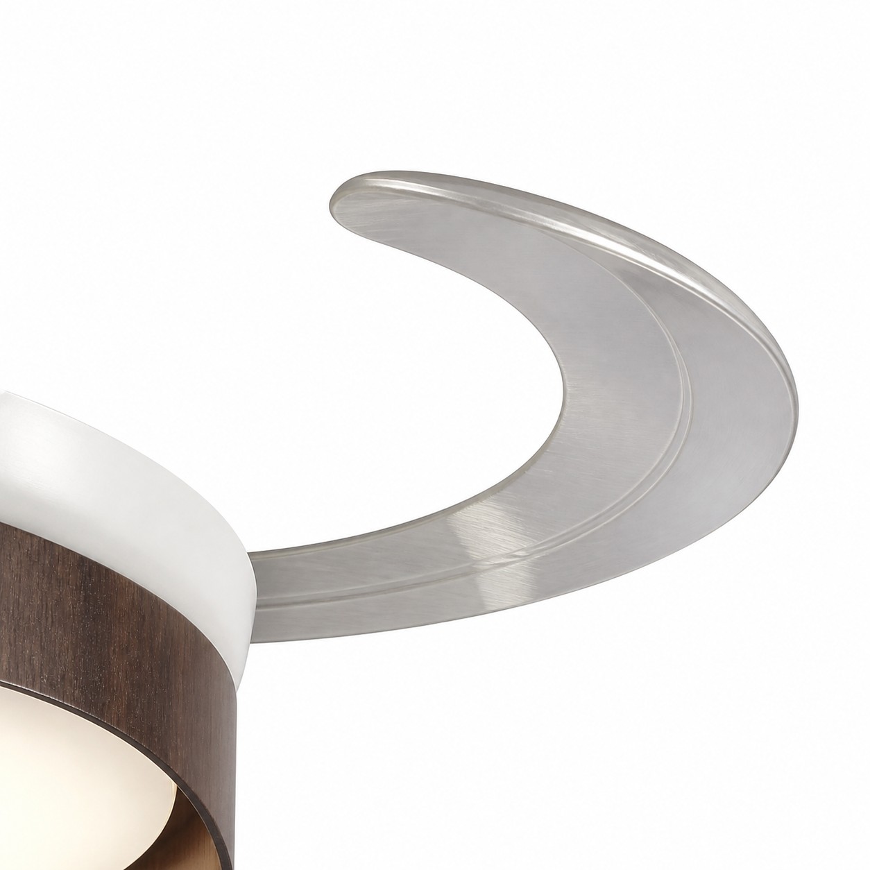 Close view of the translucent fan blade