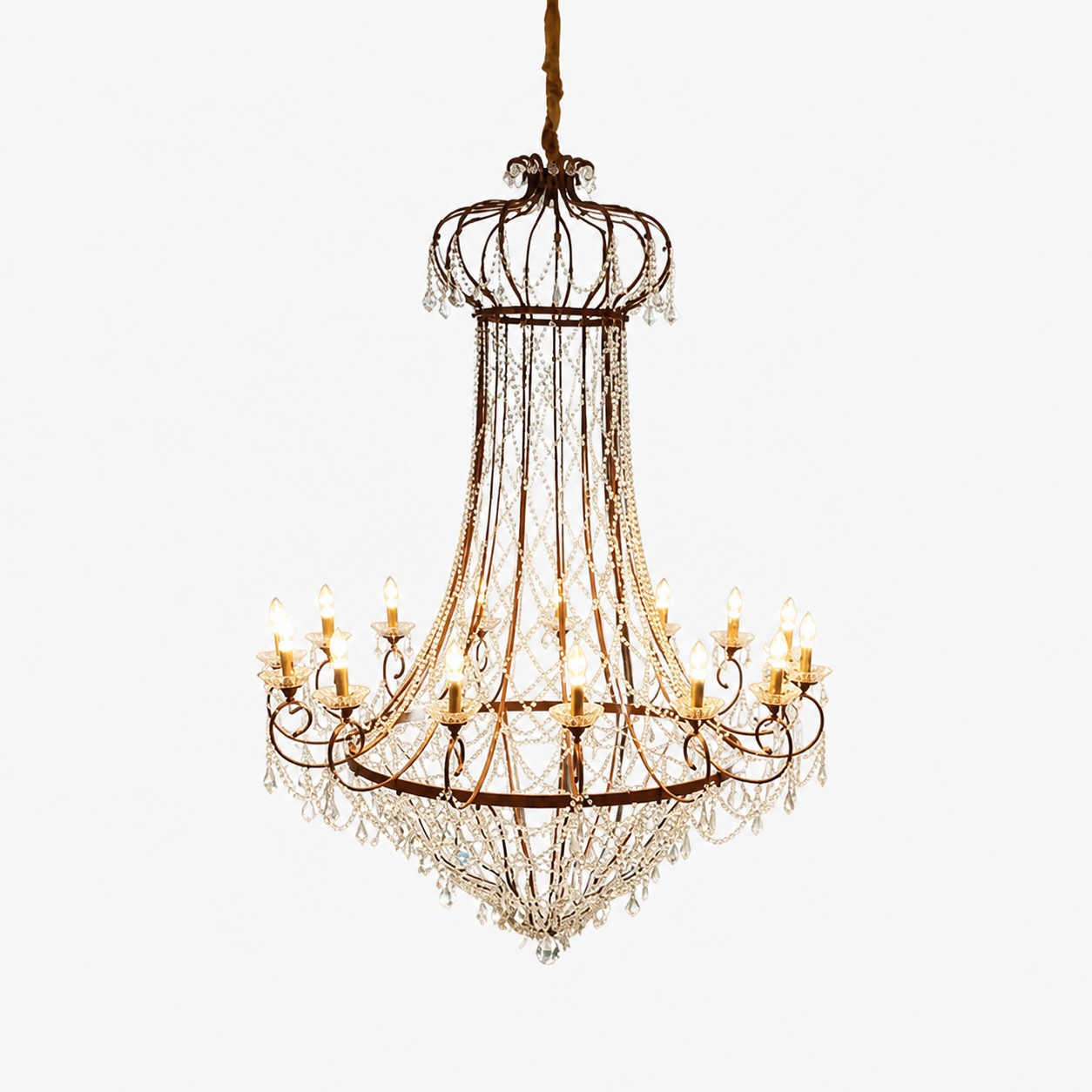 15-Light chandelier