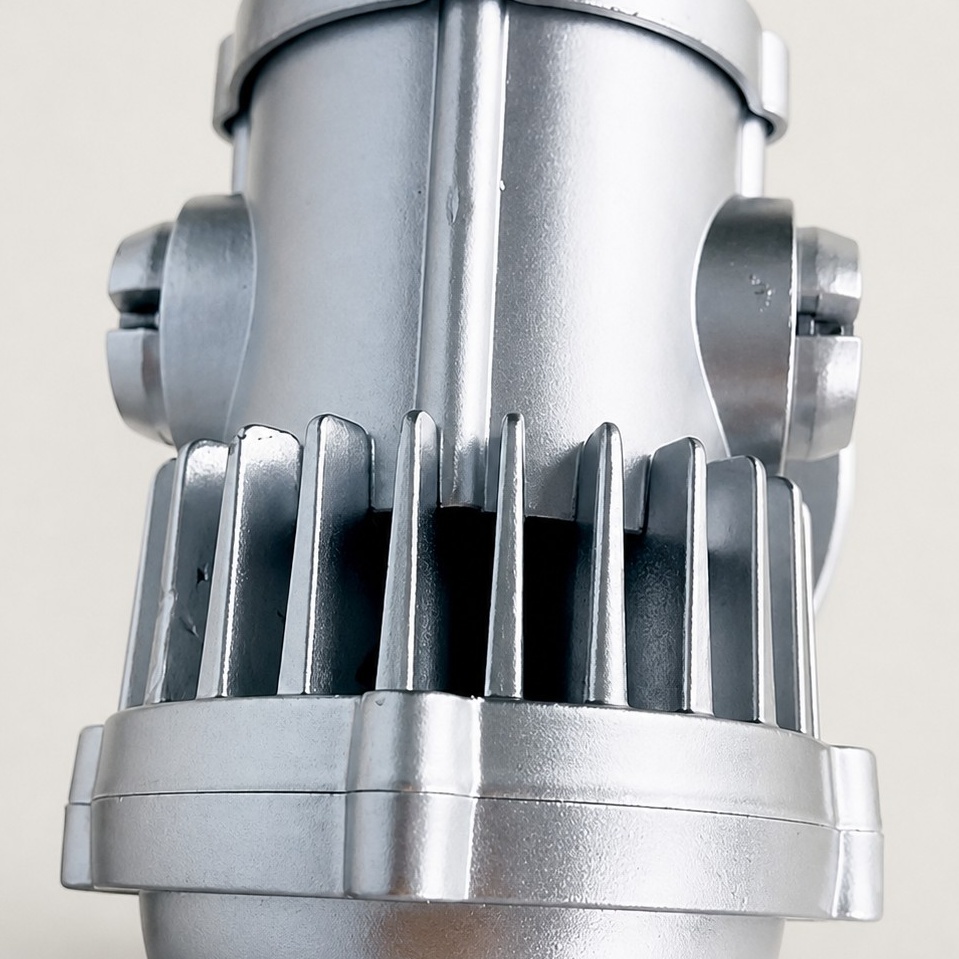 Rugged metal body with efficient heat dissipation