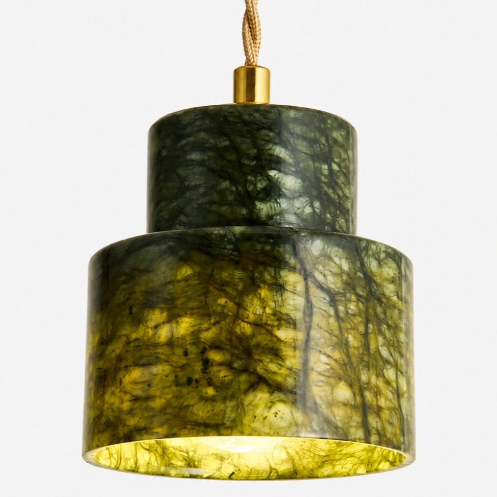 Illuminated lower jade cylinder