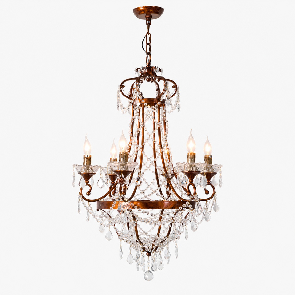 6-Light chandelier