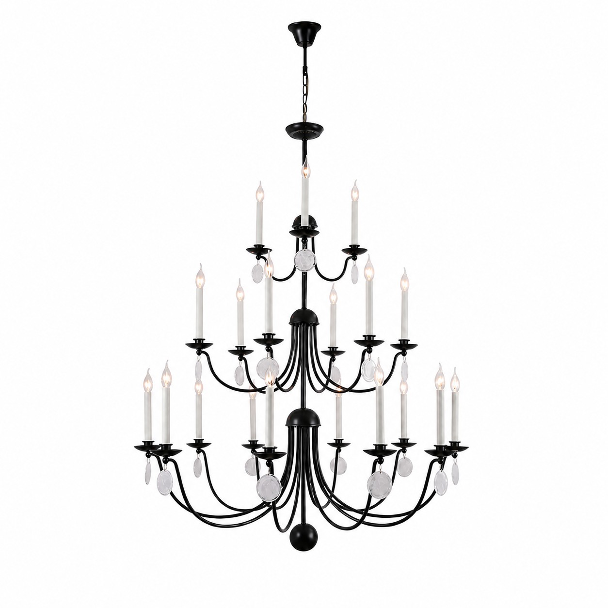 47.2-inch 19-Light chandelier
