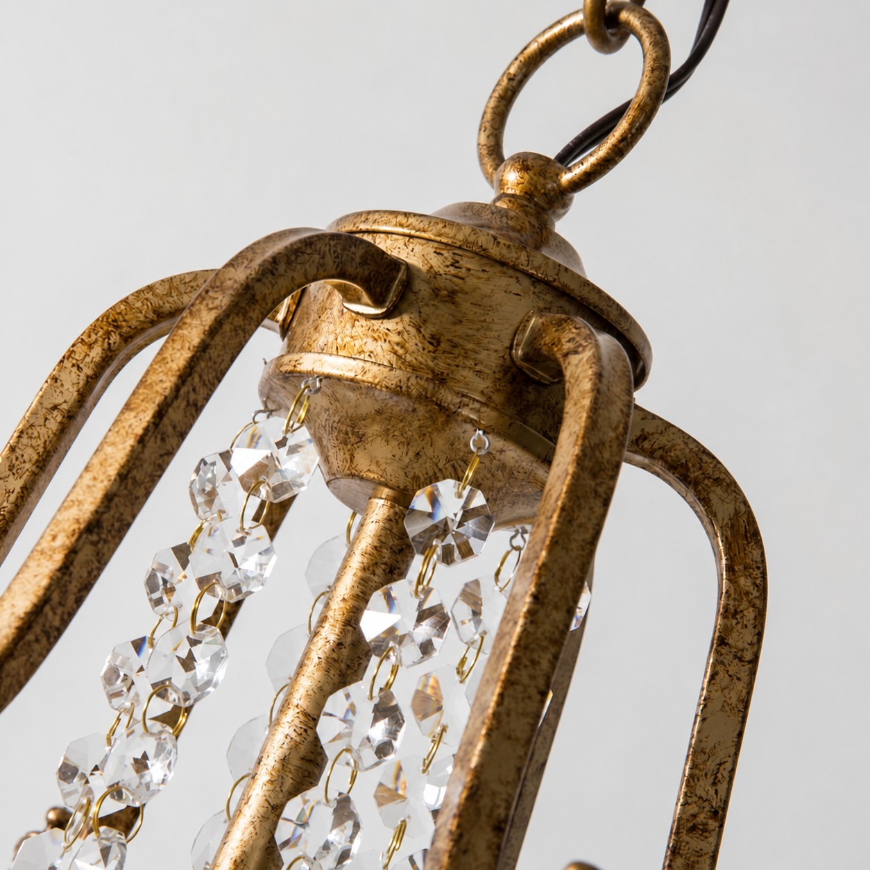 Antique gold frame adds timeless grandeur