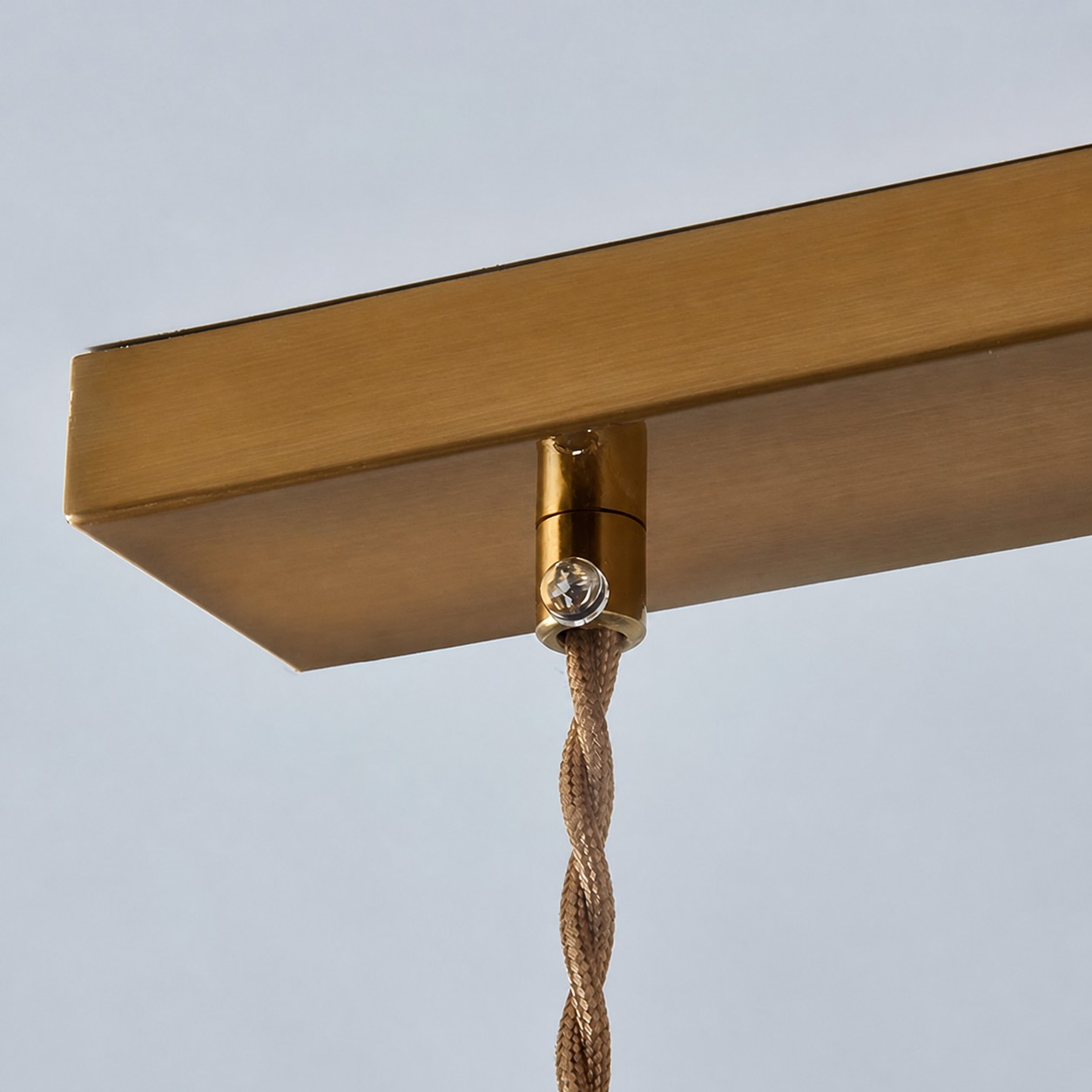 Linear canopy edge and cord connection