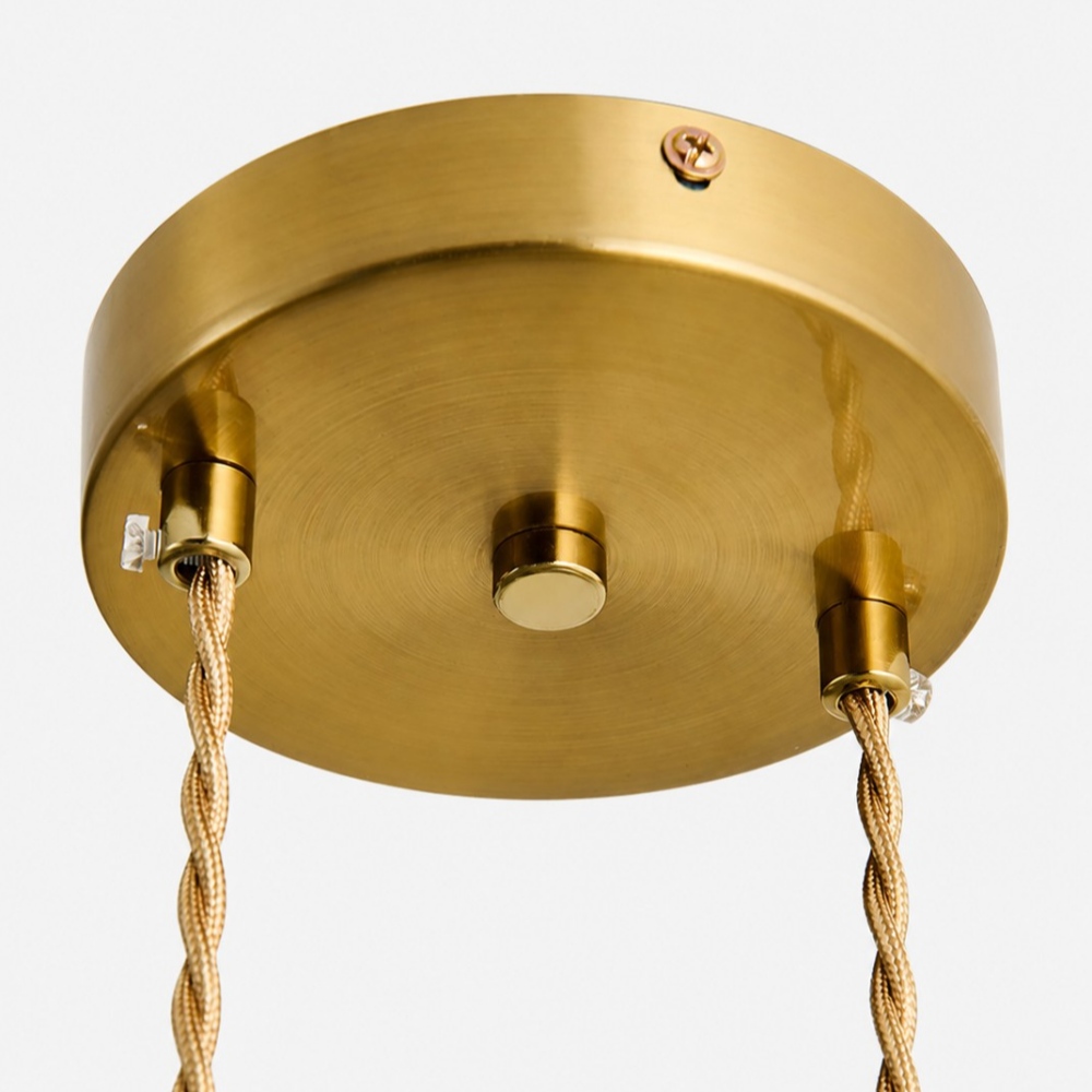 Round canopy and twisted suspension cords