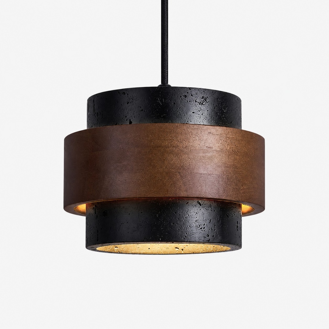 Black and Walnut · Regular · 1 Head · Round