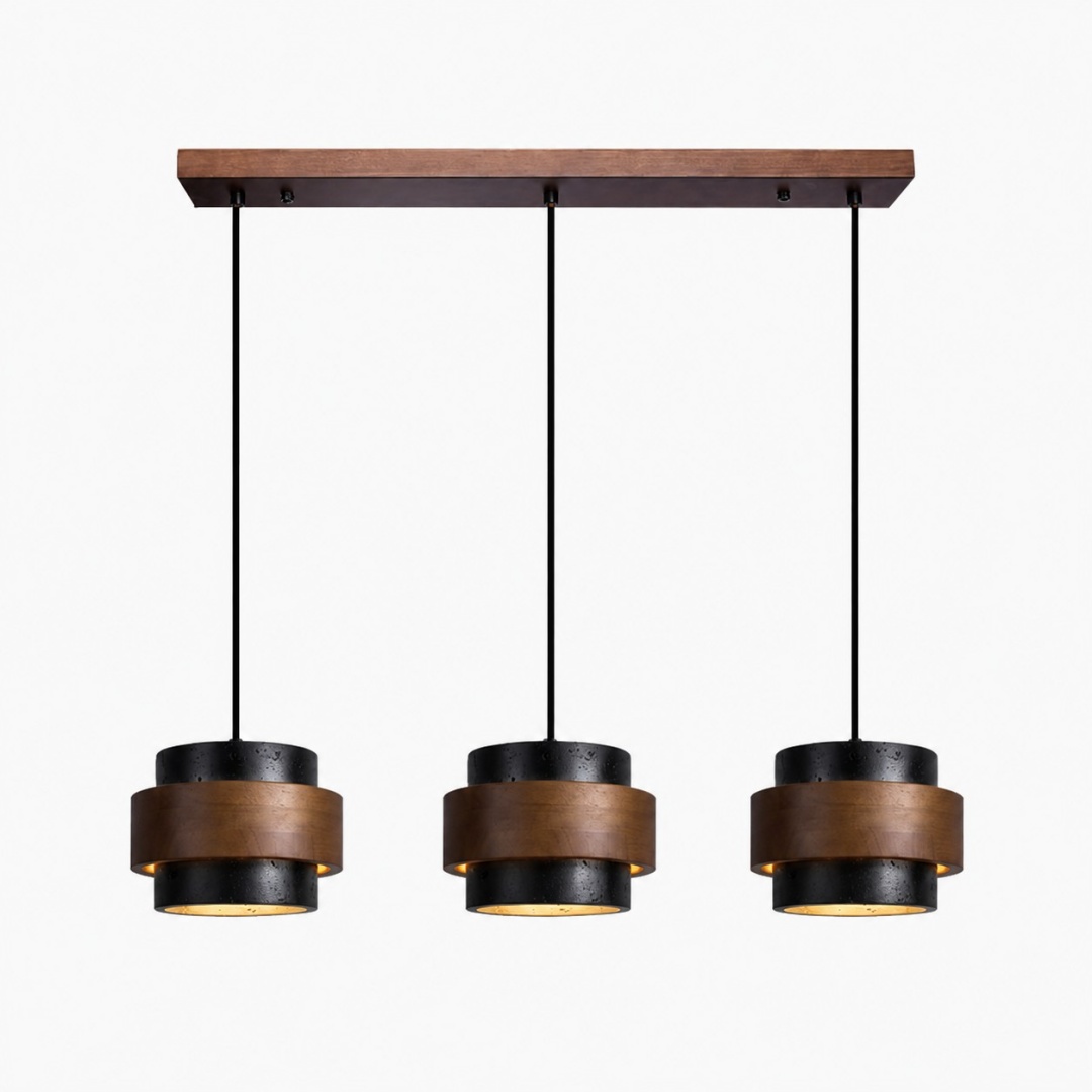 Black and Walnut · Straight · 3 Heads · Linear