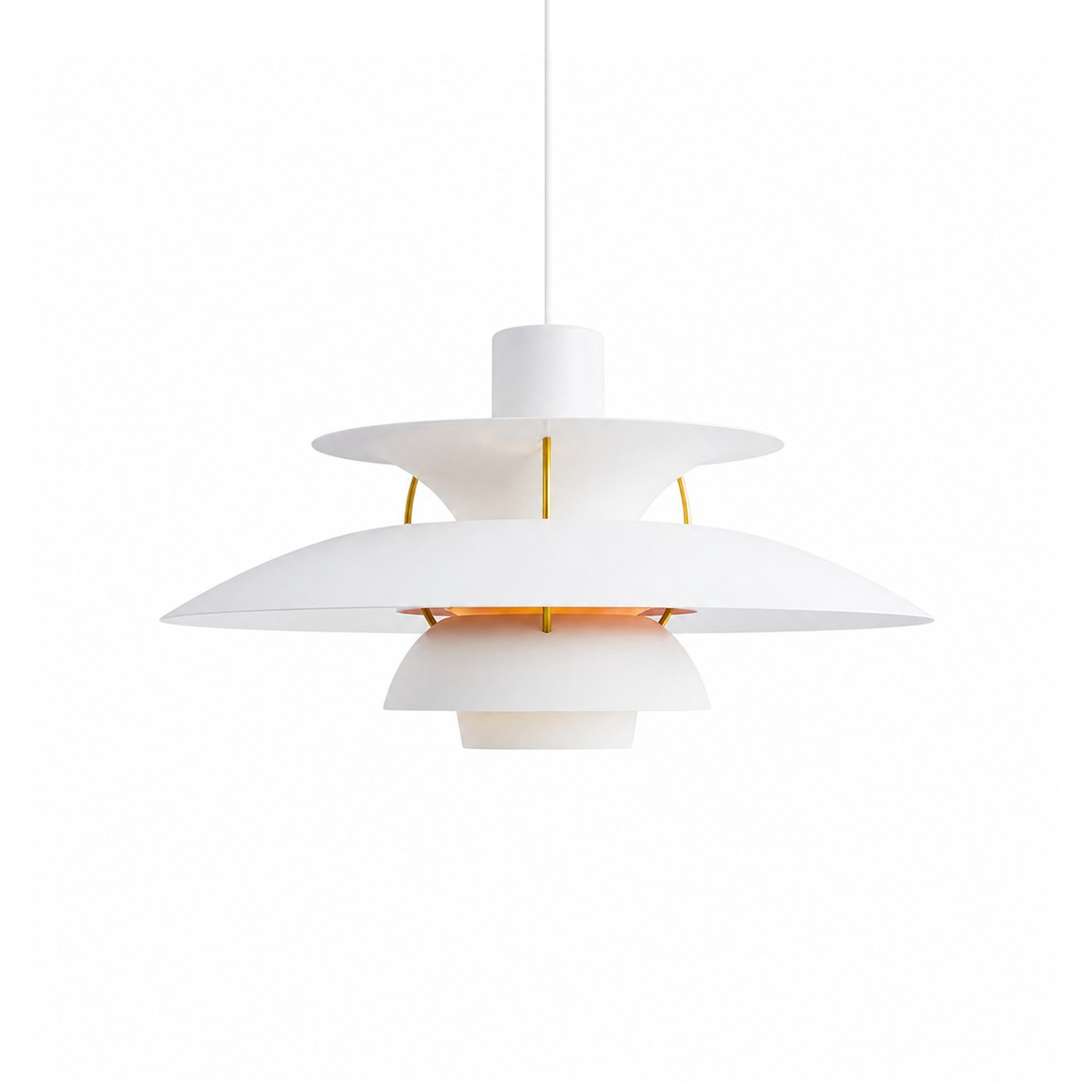 PH 5 lámpara colgante Modern Blanco Naranja SKU