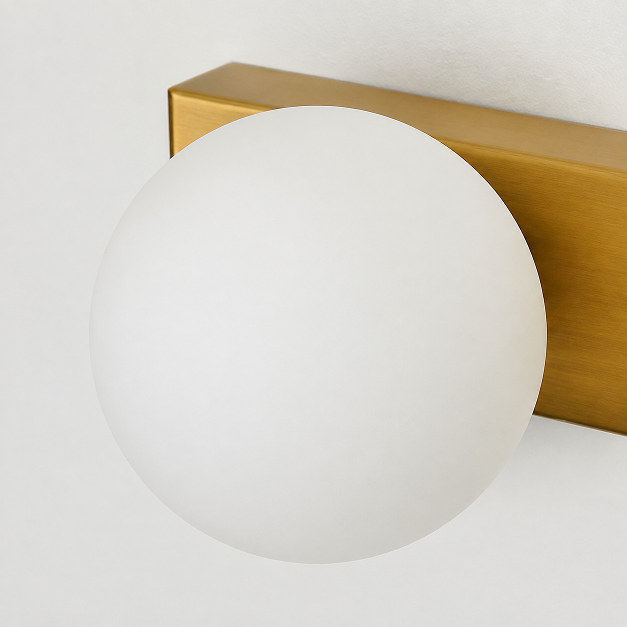 Opal glass globe