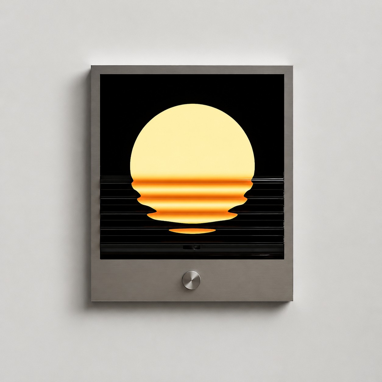 Representative front view of the Sunset Ripple Wall Light