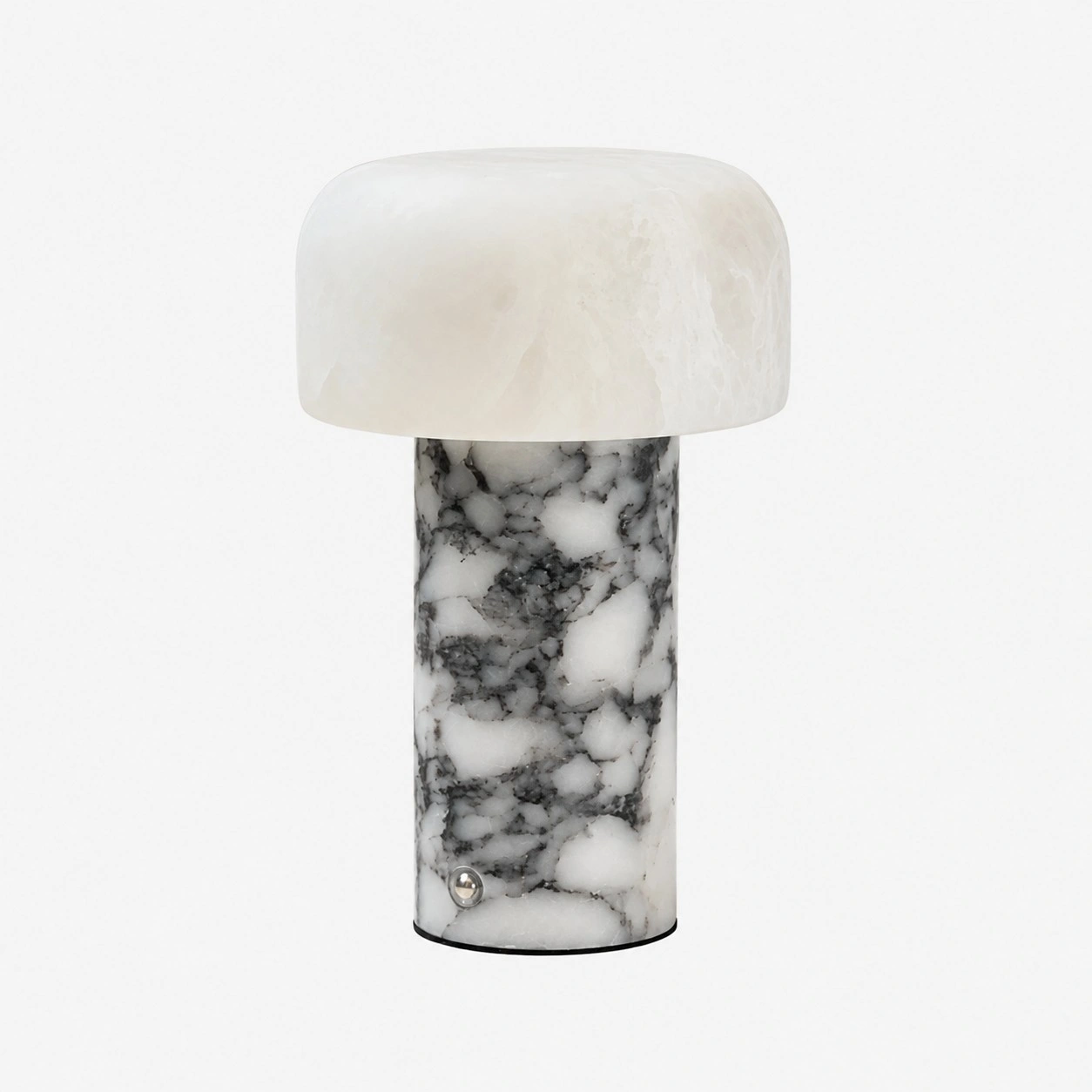 table lamp with Dolomite shade and Bulgari Marble base