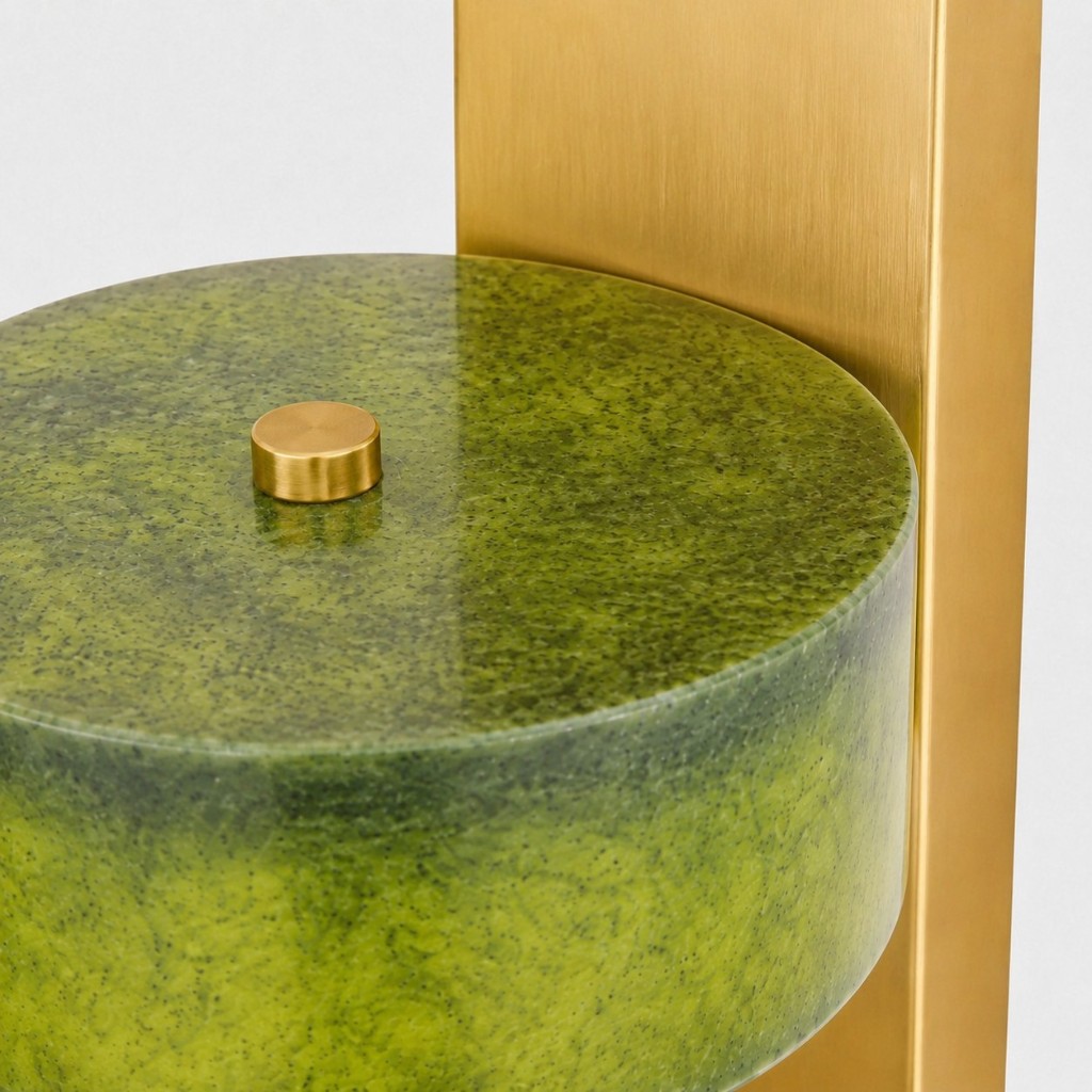 Green jade shade texture detail