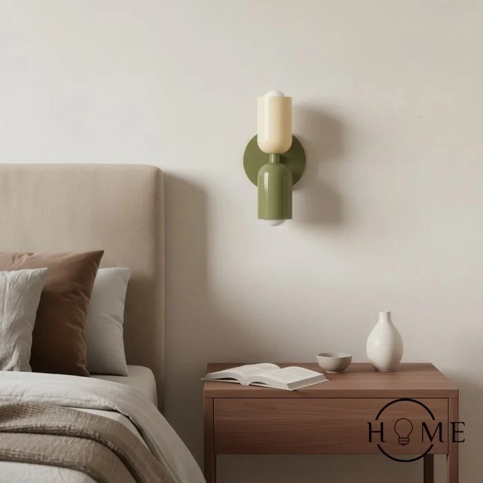 Macaron up-down capsule wall lamp