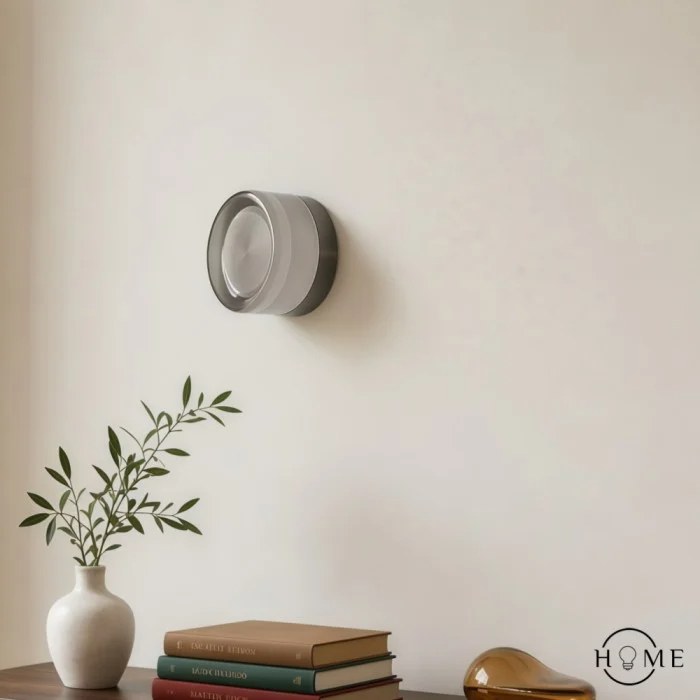 Duna amber dimple flush light