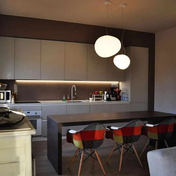Stonea milk glass pebble pendant