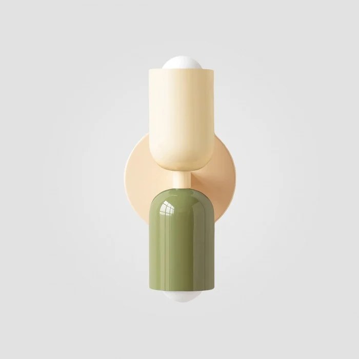 Macaron up-down capsule wall lamp