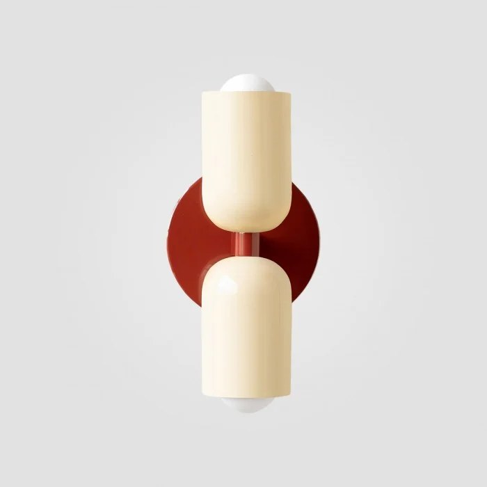Macaron up-down capsule wall lamp