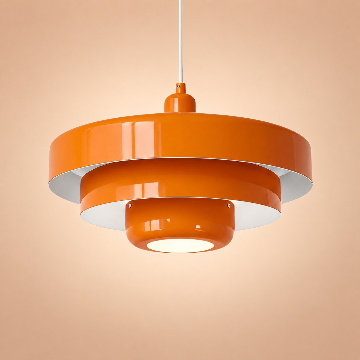 Studio, orange, 1 tête