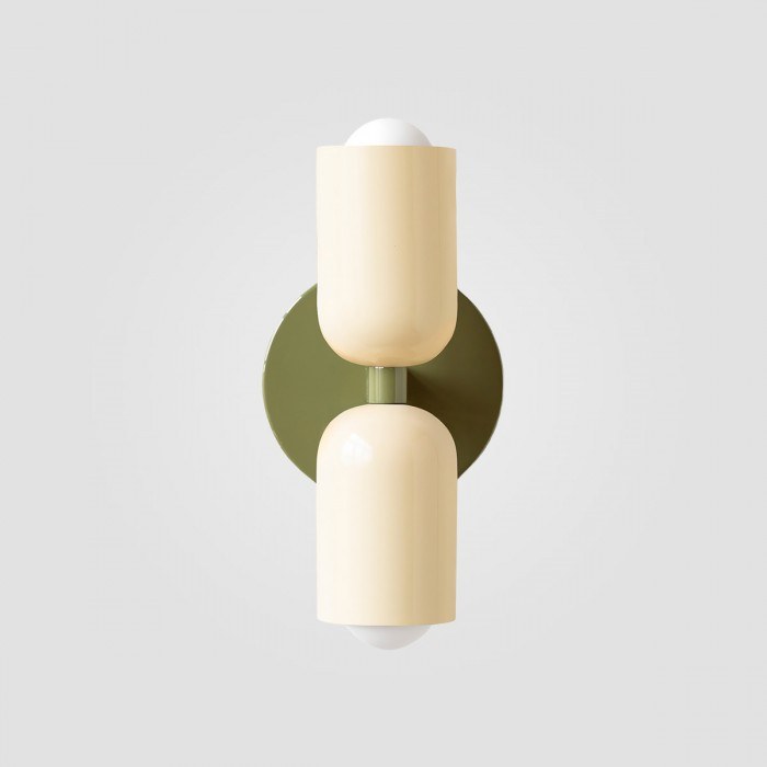Macaron up-down capsule wall lamp