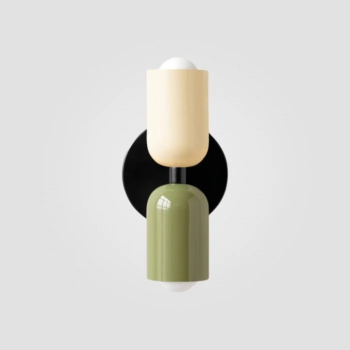 Macaron up-down capsule wall lamp